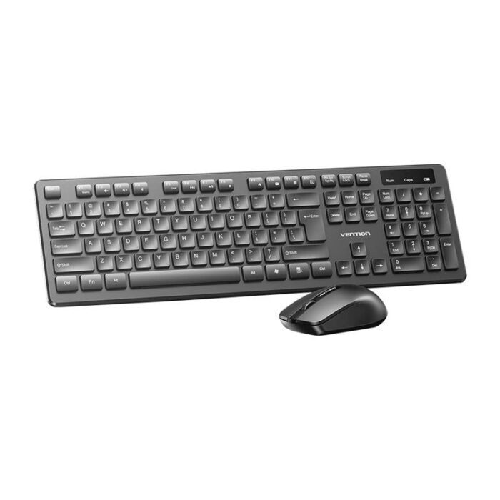 VENTION KTDB0-EN Wireless Keyboard and Mouse Set (Black)