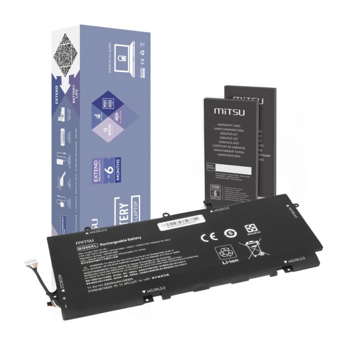 Bateria Mitsu do HP EliteBook Folio 1040 G3