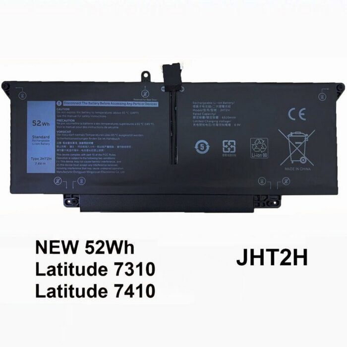 Notebook Battery for Dell Latitude 7310 7410 7.6V 6800mAh JHT2H