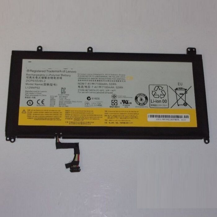 Notebook Battery for Lenovo IdeaPad U430 U530 L12M4P62 7.4v 52Wh