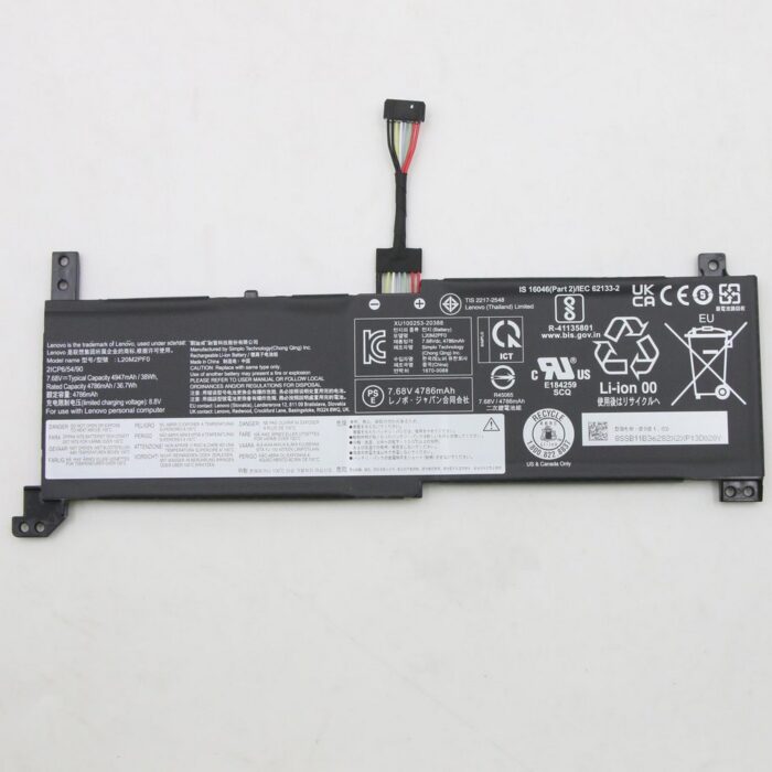 Notebook Battery for Lenovo V14 G2 V15 G2 V17 G2-ALC G2-ITL IdeaPad 3-17ITL6 L20L2PF0 7.7V 4650mAh 2Cell