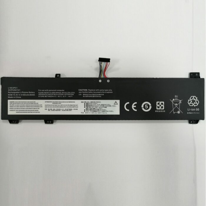 Notebook Battery for Lenovo Y7000 2020 Legion 7 15IMH05 L19C4PC1 15.4V 5180mAh 4 Cell