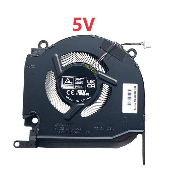 Notebook CPU Fan for HP OMEN 16-K 16-N Series 5V