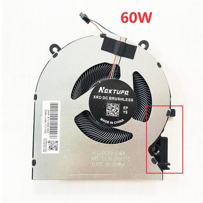 Notebook CPU Fan for HP Victus 16-D 16-E TPN-Q263 Q264 Series 60W