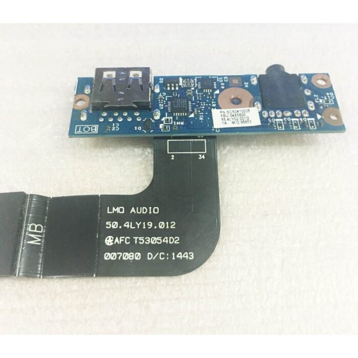 Notebook USB Audio Port Board for Lenovo ThinkPad X1 Carbon 3rd pulled