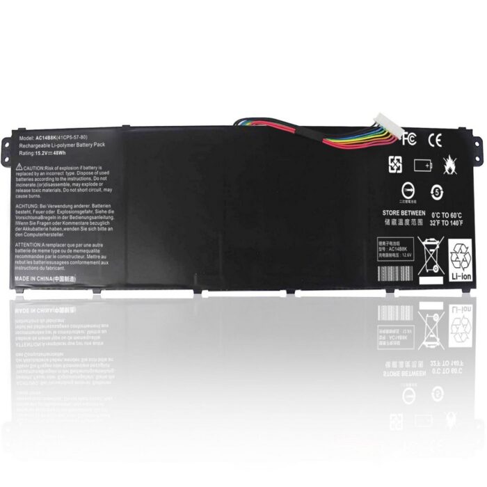 Notebook battery for Acer Aspire V3-371 Series AC14B8K 15.2V 2200mAh