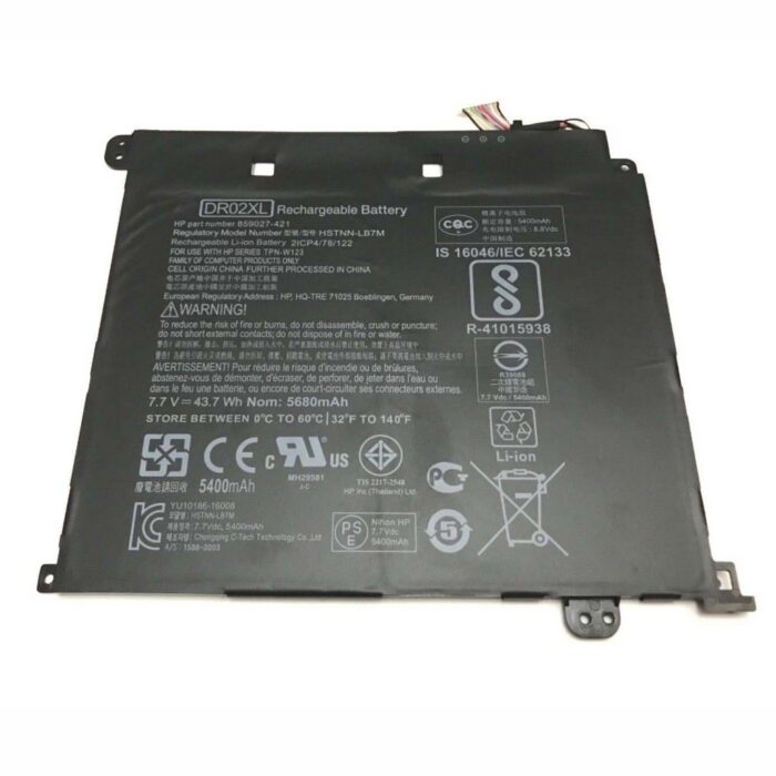 Notebook battery for HP Chromebook 11 G5 7.7V 43.7Wh DR02XL