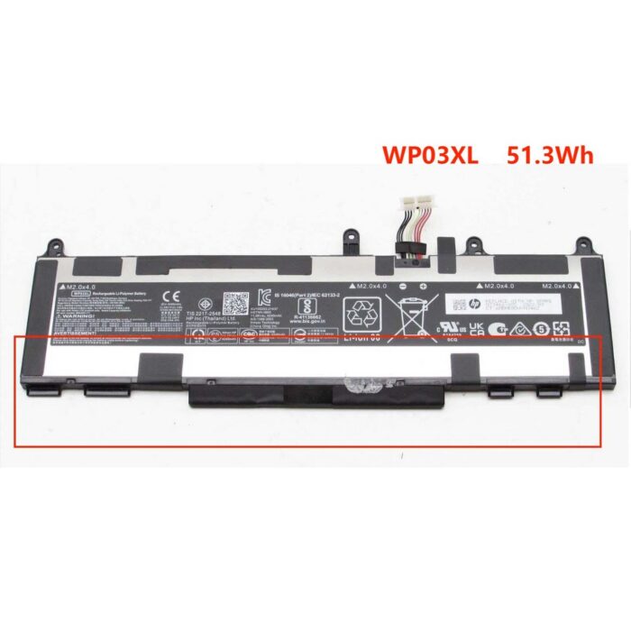 Notebook battery for HP EliteBook 840 G9 14" WP03XL 11.4V 4150mAh