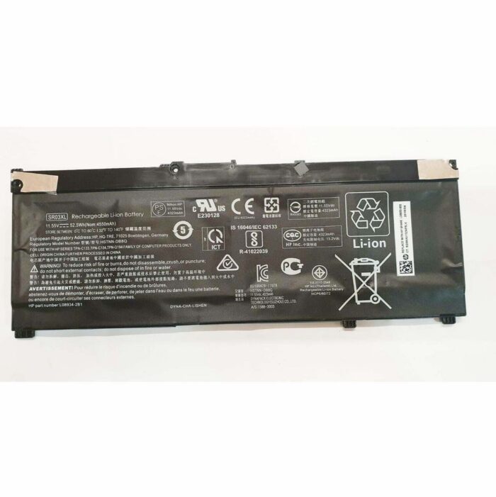 Notebook battery for HP Pavilion 15-CX series  11.55V 4550mAh