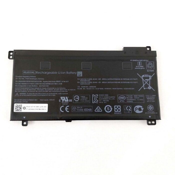 Notebook battery for HP ProBook x360 440 G1 11 G3 G4 EE RU03XL 11.4V 4200mAh