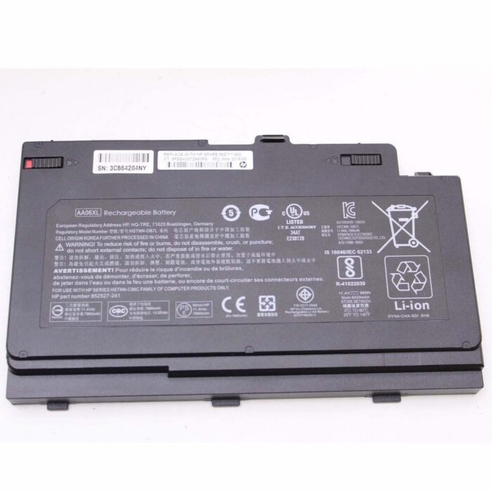 Notebook battery for HP ZBook 17 G4 series AA06XL HSTNN-DB7L 11.4V 96WH