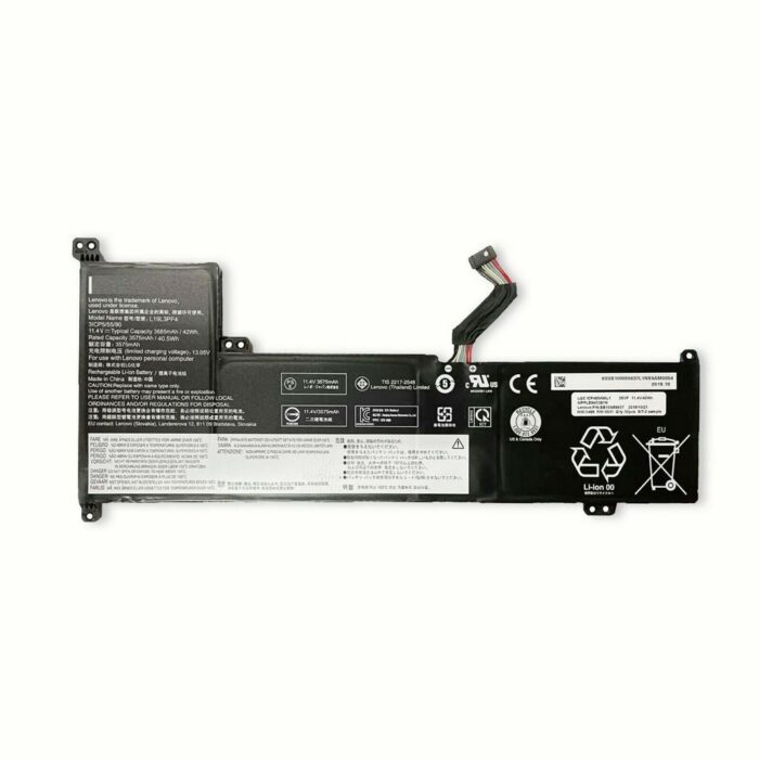 Notebook battery for Lenovo Ideapad 3-17IML 3-17ADA05 S350 L19L3PF4 11.4V 42Wh