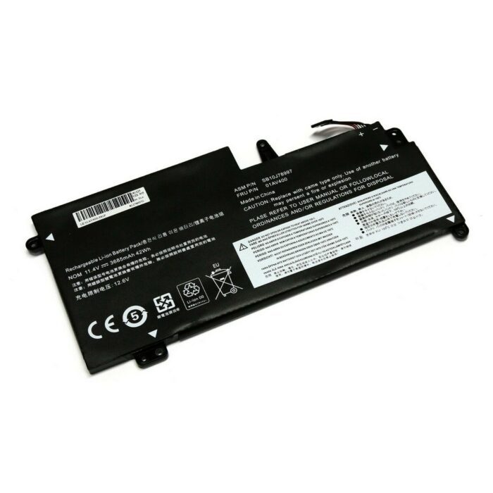 Notebook battery for Lenovo ThinkPad S2 13 Chromebook ThinkPad 13 Gen 2 11.4V 3685mAh 42Wh 01AV400