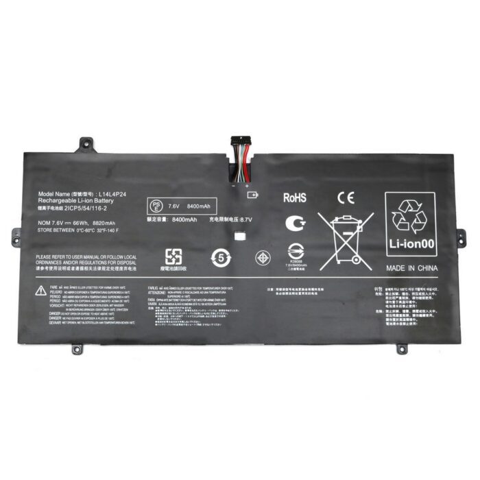 Notebook battery for Lenovo Yoga 900-13ISK 7.5V 8800mAh L14L4P24