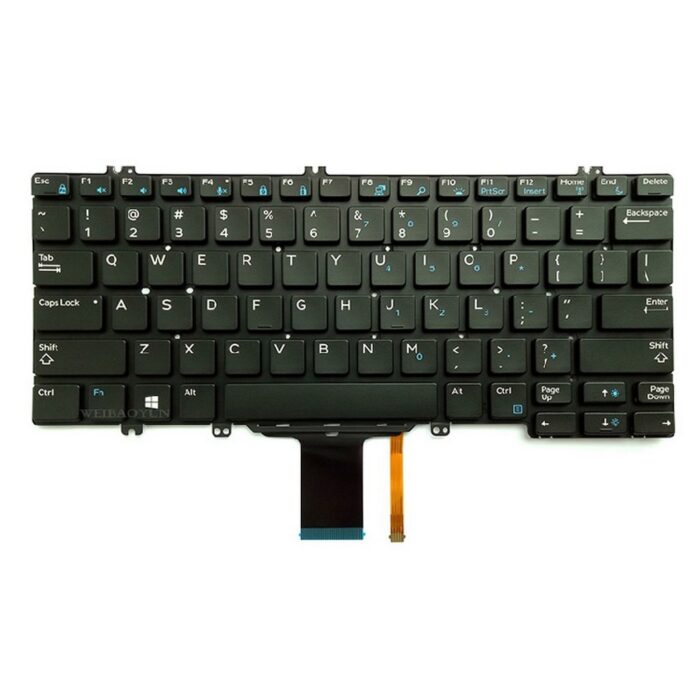 Notebook keyboard for Dell Latitude 5280 5288 7280 7300 7380 7389 with backlit Assemble