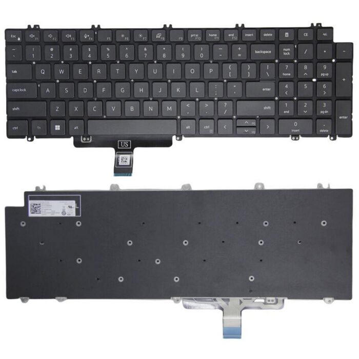 Notebook keyboard for Dell Latitude 5520 5530 Precision 3560