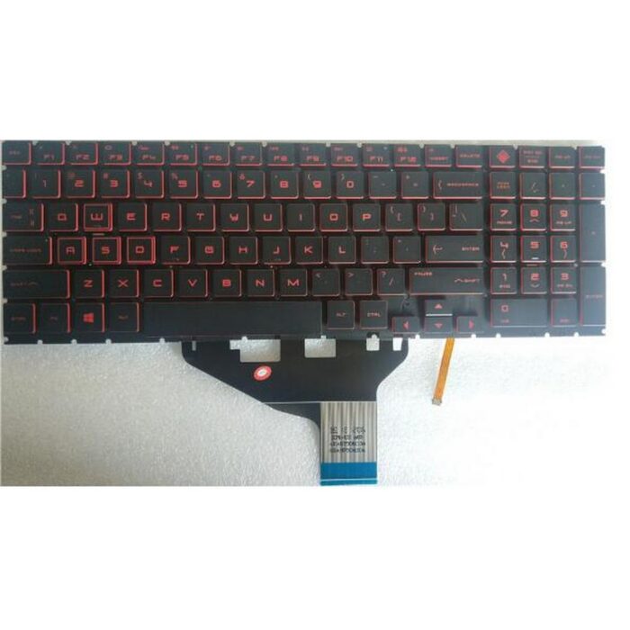 Notebook keyboard for HP Omen 15-DC with red backlit