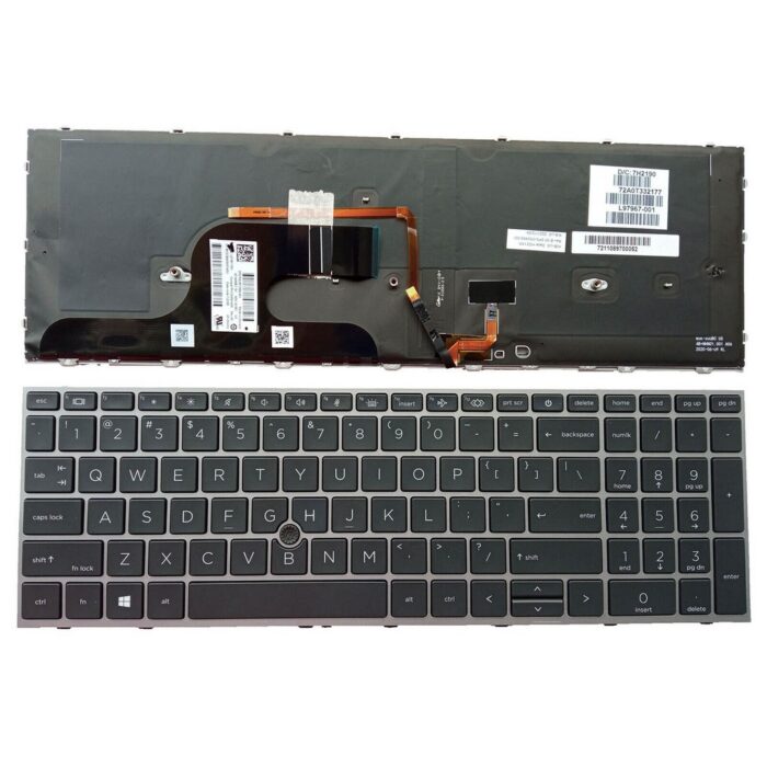 Notebook keyboard for HP ZBook Fury 15 G7 G8 with backlit