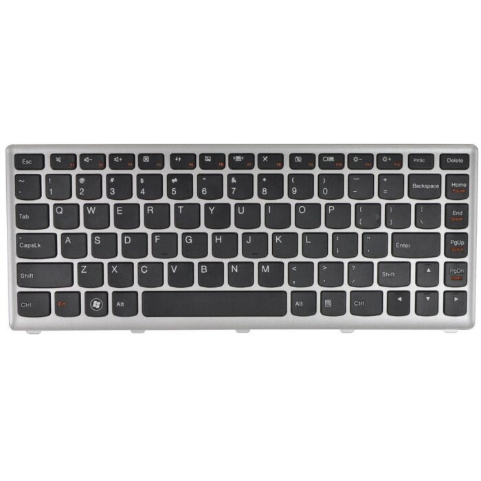 Notebook keyboard for  Lenovo IdeaPad U410  silver frame