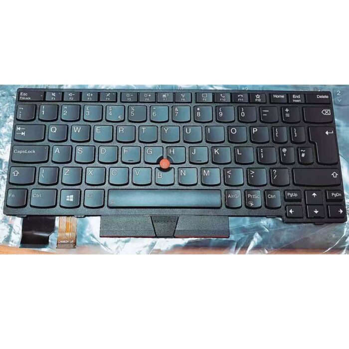 Notebook keyboard for Lenovo Thinkpad X13 Yoga Gen 1 with backlit UK big 'Enter' Assemble