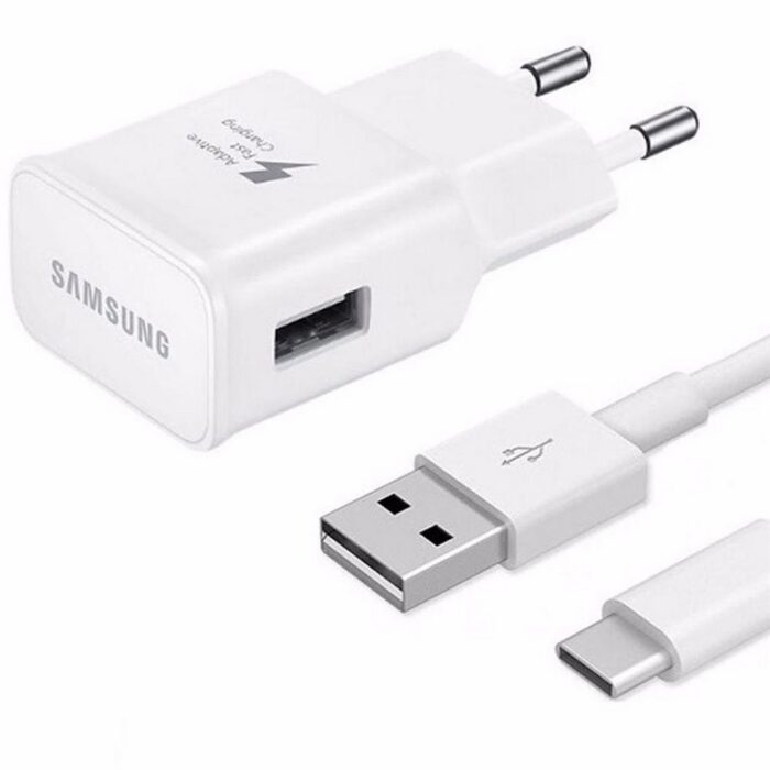 Original Fast Charger Samsung EP-TA200EWE +EP-DN930CWE 1670mAh White USB-C 100CM