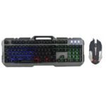 Rebeltec wired set: LED keyboard + mouse for INTERCEPTOR players