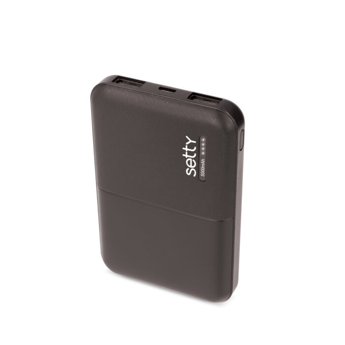 Setty power bank 5000 mAh SPB-05 black