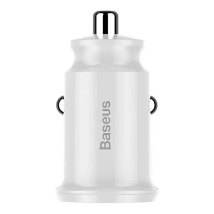 Baseus Grain Car Charger 2x USB 5V 3.1A (white)