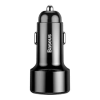 Ładowarka samochodowa Baseus Magic USB + USB-C QC 4.0 PD 45W (czarna)