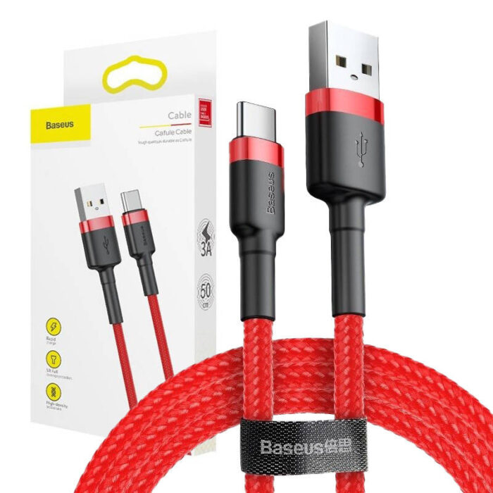 Baseus Cafule USB-C Cable 2A 3m (Red)