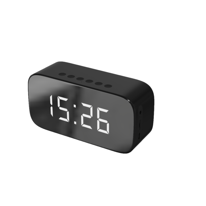 Setty Bluetooth speaker Mirror clock GB-200 black