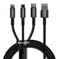 USB cable 3in1 Baseus Tungsten Gold
