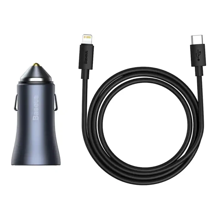 40W (szara) + kabel USB-C do iP 1m (czarny)