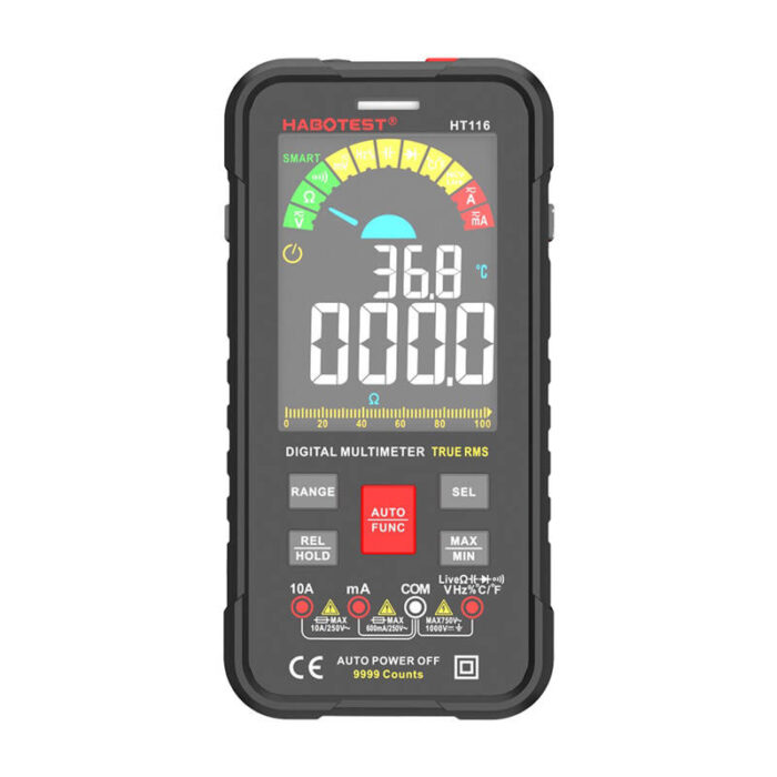 Digital Universal Multimeter Habotest HT116 True RMS