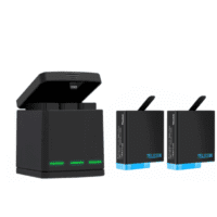 Telesin Box three-channel charger for GoPro Hero 5/6/7/8 + 2 batteries (GP-BNC-801)