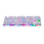 Mechanical gaming keyboard Motospeed K87S RGB (white)