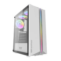 Darkflash DK151 LED computer case (white) + 3 RGB fans