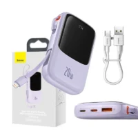 Powerbank Baseus Qpow Pro with Lightning cable