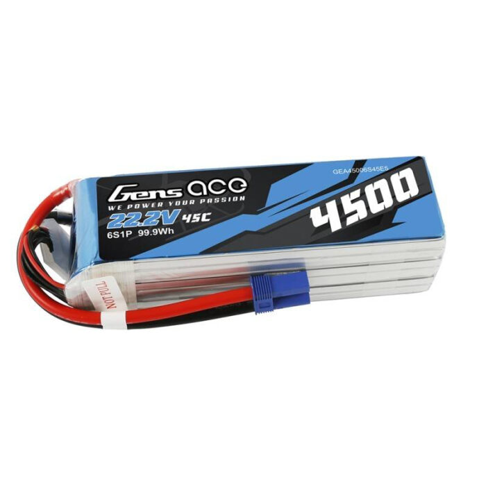 Battery Gens Ace 4500mAh 22.2V 45C 6S1P