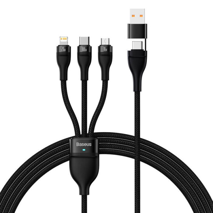 3in1 USB cable Baseus Flash Series 2