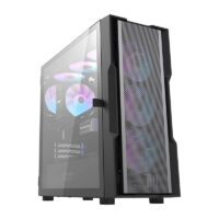 Darkflash DK431 Mesh computer case (black) + 4 ARGB fans