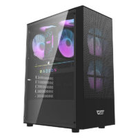 Darkflash A290 computer case (black) + 3 fans