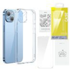 Baseus SuperCeramic Transparent Glass Case and Tempered Glass set for iPhone 14 Plus