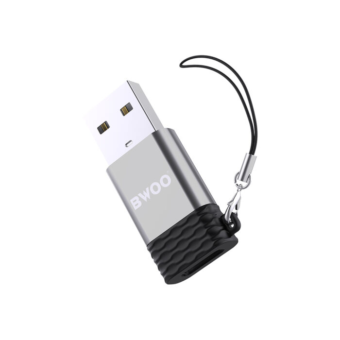 BWOO adapter BZ-38 USB-C - USB gray OTG