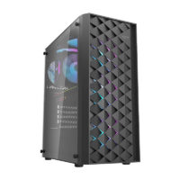 Darkflash DK351 computer case (black) + 4 RGB fans