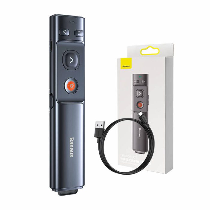 Baseus Orange Dot Multifunctionale remote control for presentation