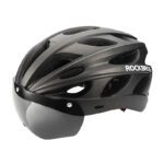 Cycling Helmet with glasses Rockbros TT-16 (black)