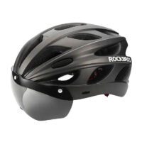 Cycling Helmet with glasses Rockbros TT-16 (black)