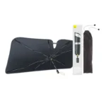 Windshield Sun Shade Umbrella Lite Baseus CoolRide large (black)