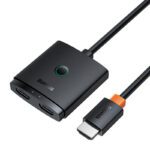HDMI Switch Baseus with 1m Cable Cluster Black - Image 2